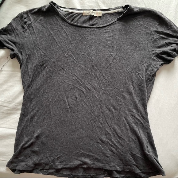 Lavon Dark Grey Short-Sleeve T-Shirt, Size 2X (Light Wear) - Picture 1 of 3